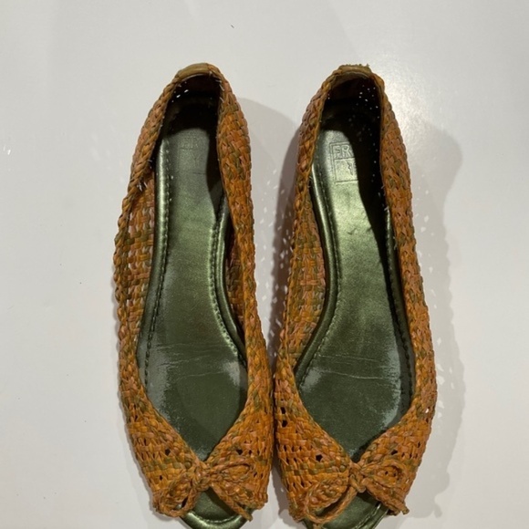 Frye Womens Malorie Woven Leaf Flats 11 - Picture 11 of 12